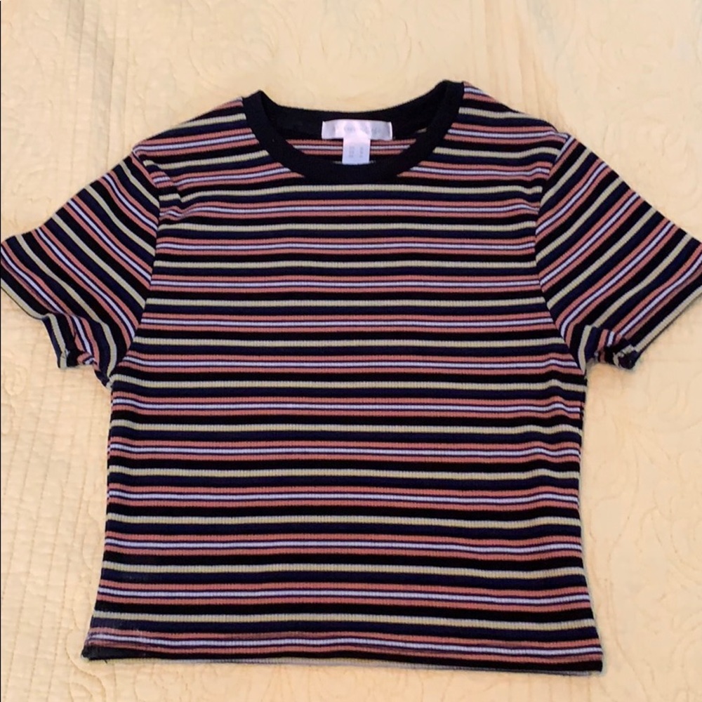 Striped Crop Top